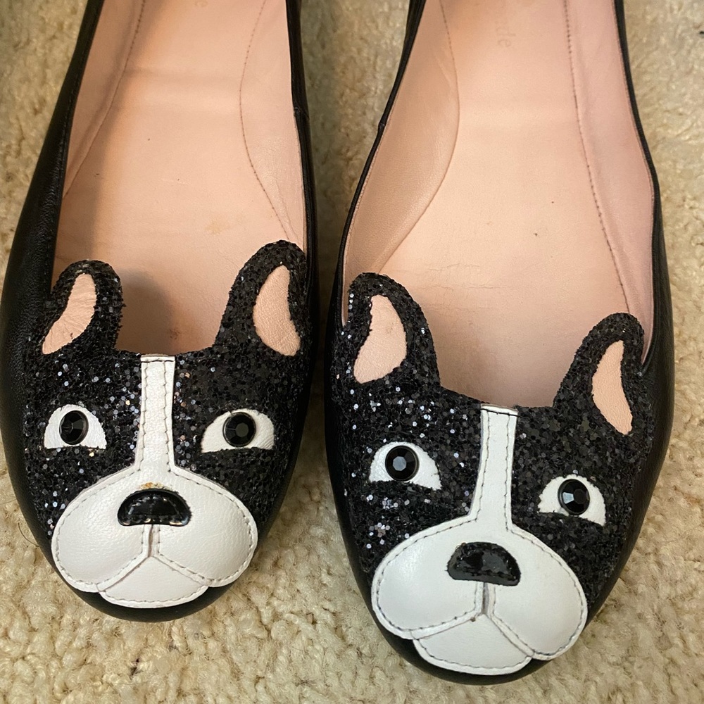 Kate Spade Boston Terrier French Bulldog size 8